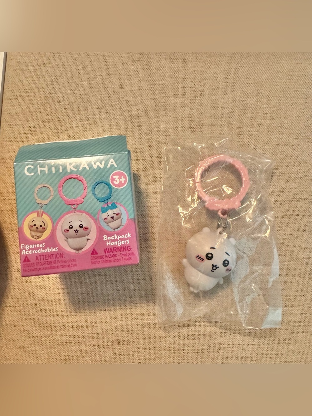 Chiikawa backpack hanger figure